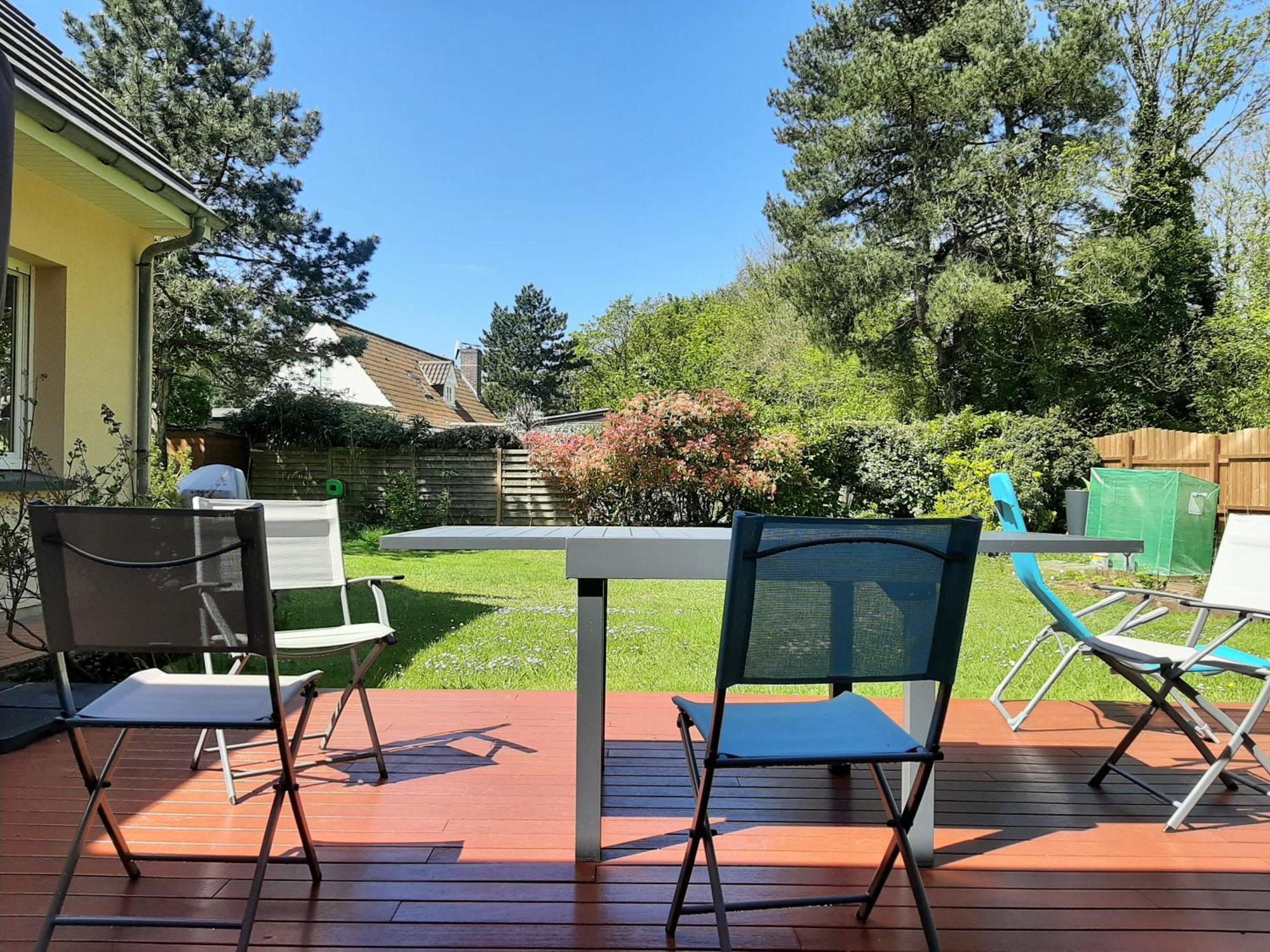 Chez Blandine & Pol Bed & Breakfast Hardelot-Plage Bagian luar foto